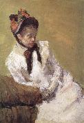 Mary Cassatt Portrait of artist oil painting on canvas